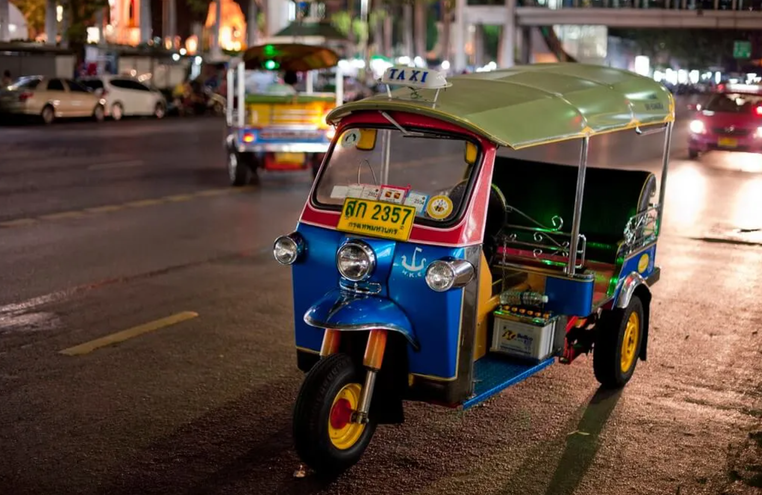Fun things to do in Thailand Take a thrilling ride in a tuk-tuk, a popular and iconic mode of transportation.