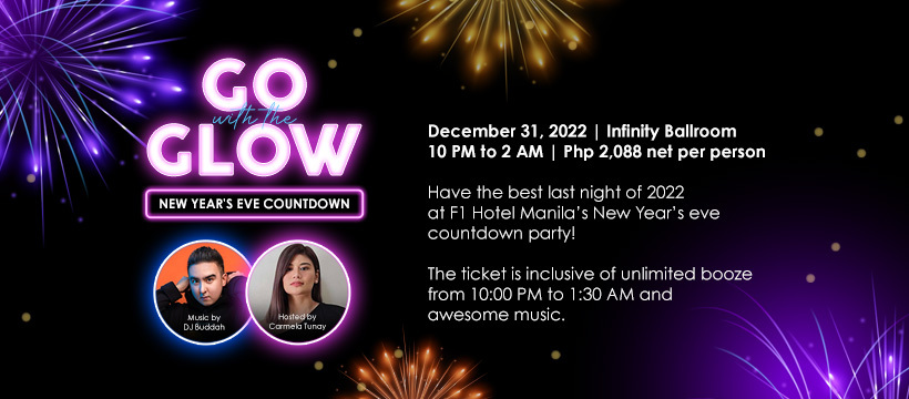 new year countdown philippines - f1 hotel go with the glow