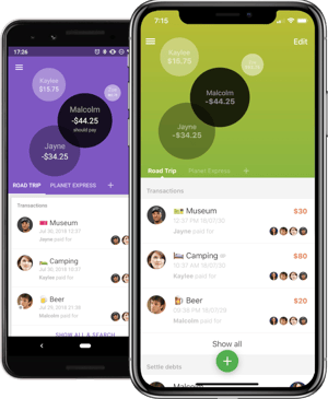 financial management apps - settleup
