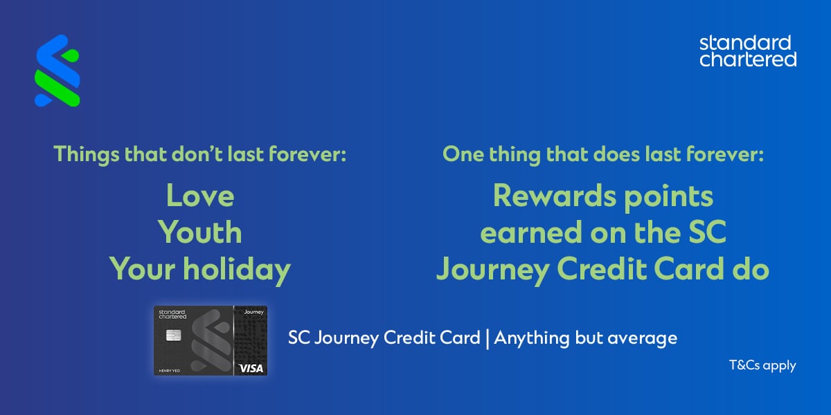 How to Use the Standard Chartered Journey Credit Card to Get a Free