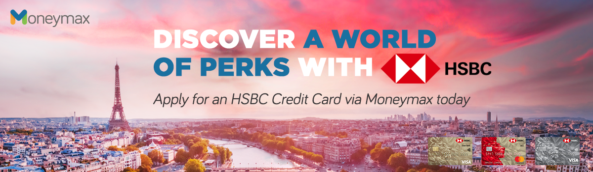 Apply for an HSBC credit card via Moneymax