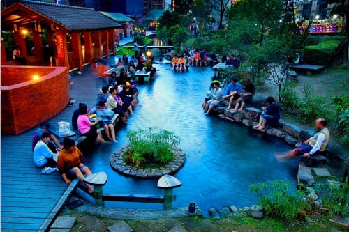 Hot Springs in Jiaoxi
