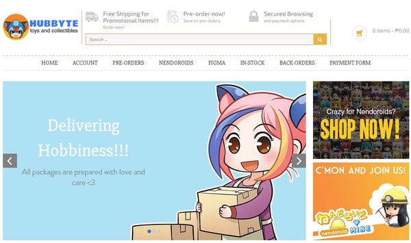 online toy store in the Philippines - hubbyte