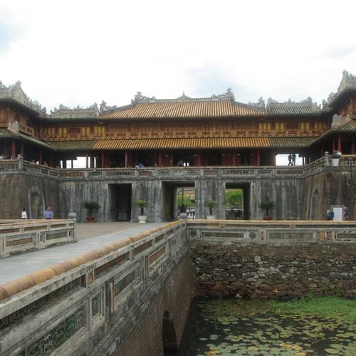 Hue Imperial City with its ancient structures