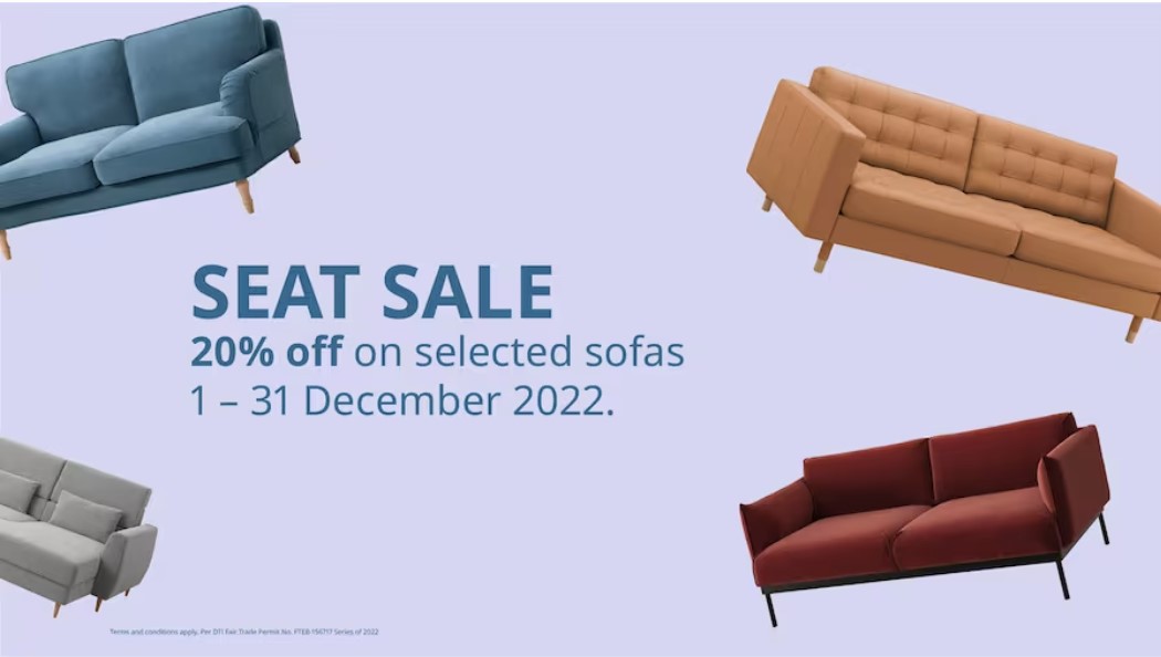 12.12 sale - Ikea seat sale