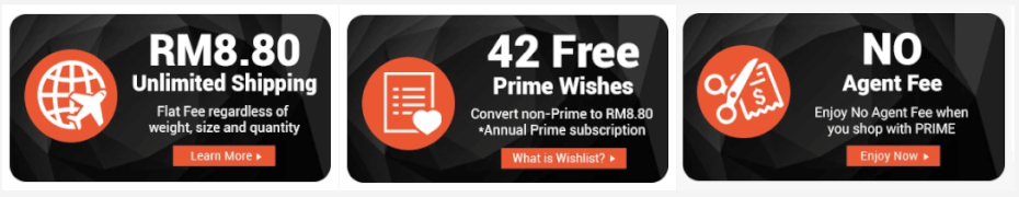 ezbuy 42 free prime wishes banner