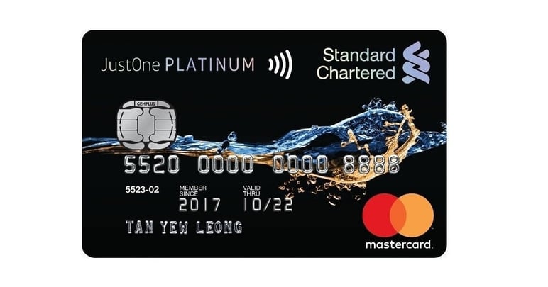 Standard Chartered Revises Cashback Benefits For JustOne Platinum Mastercard