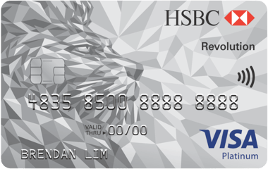 HSBC revolution card with no annual fees