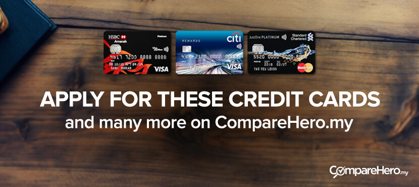Compare Credit Cards at CompareHero.my Today