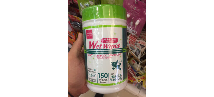 Multipurpose wet wipes