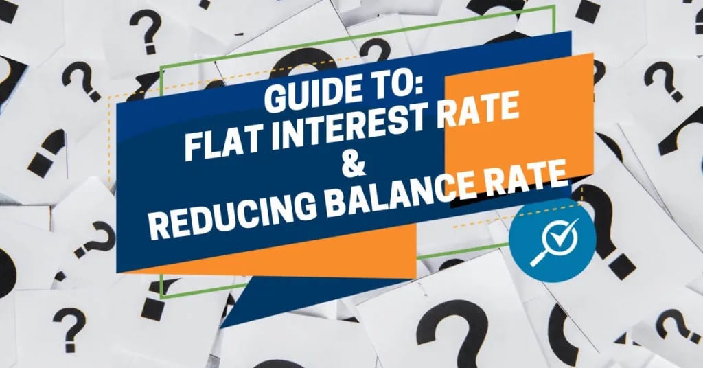 How To Calculate Flat Rate Interest and Reducing Balance Rate