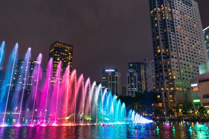 new year 2019 celebration at KLCC park