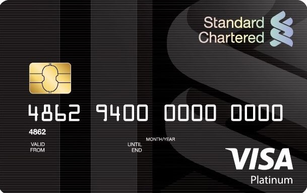 Standard Chartered Visa Platinum rewards credit card