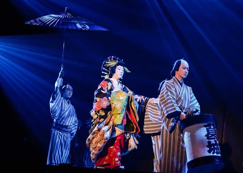 Kabuki theatre performance in Tokyo