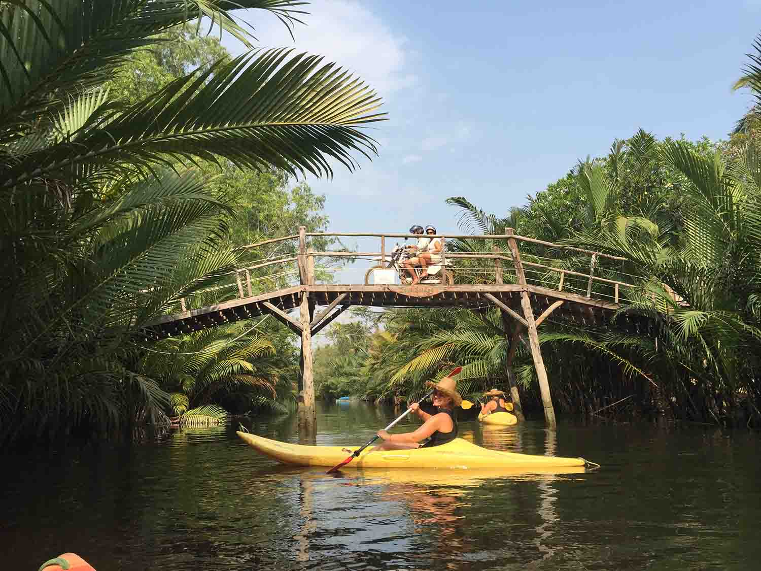 Kampot River is the perfect spot for various water activities, including kayaking
