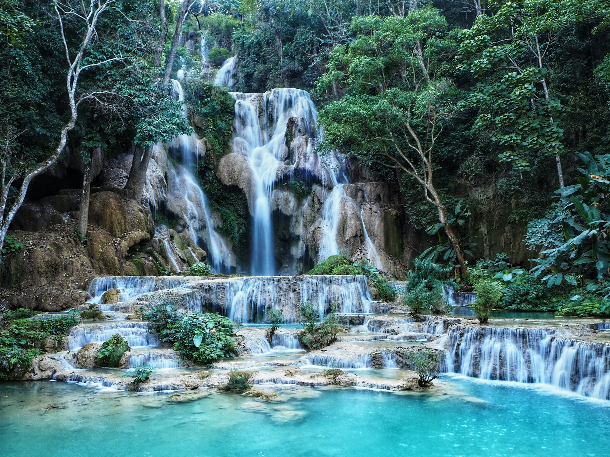 Kuang Si Waterfalls in Luang Prabang