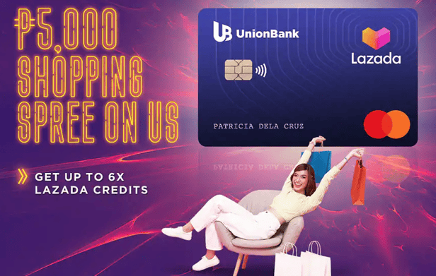 unionbank credit card promos - free 5,000 lazada credits