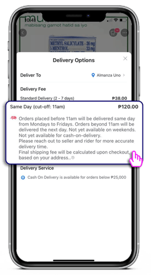 lazada vs shopee - lazada delivery