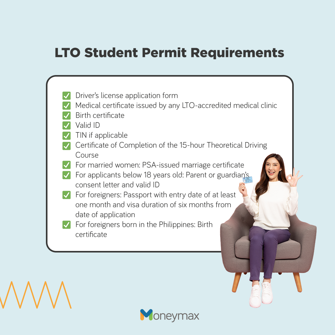 lto student permit - requirements