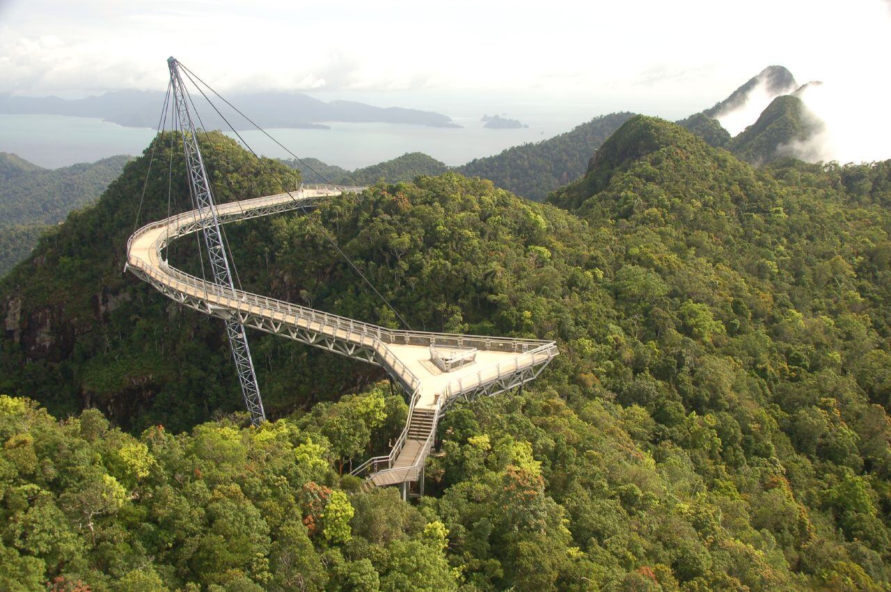 Malaysia tourist attraction, the Langkawi Sky Bridge
