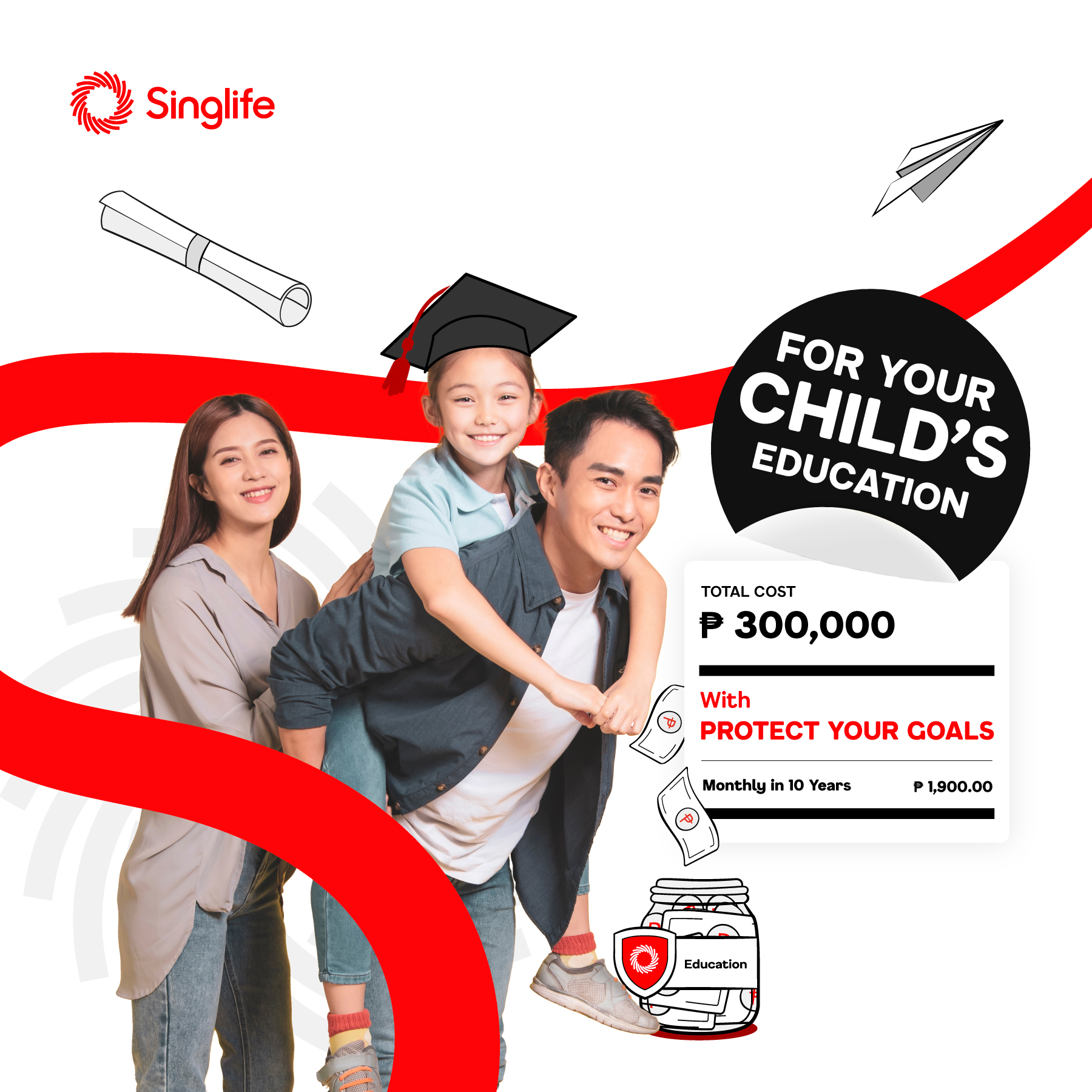 cost of raising a child philippines - singlife protect your goals