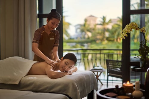 Luxurious spa setting at Danang Marriott Resort & Spa
