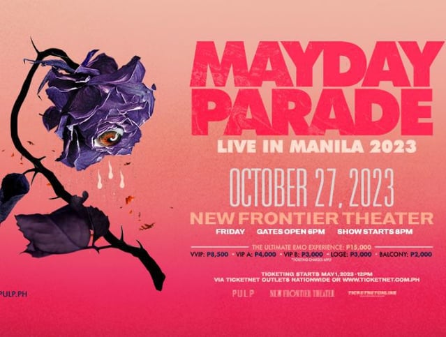 concerts and fan meeting events in the Philippines - mayday parade