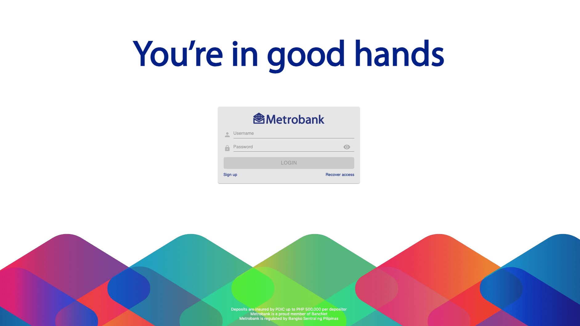 metrobank online registration - create an account