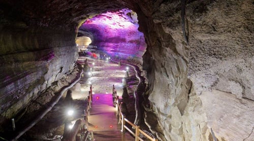 Manjanggul Lava Tube in South Korea