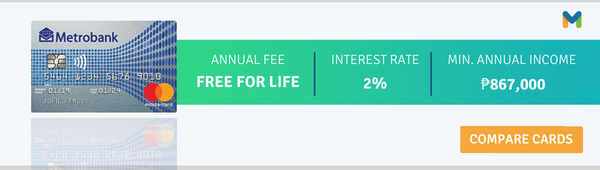 supplementary credit card - Metrobank M Free