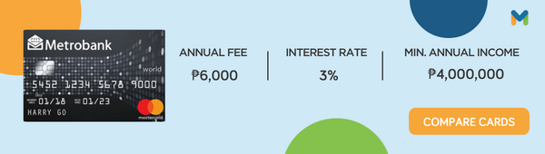 best laptop for students in the Philippines - Metrobank World Mastercard