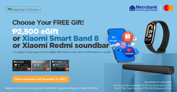 moneymax metrobank welcome gift | Moneymax