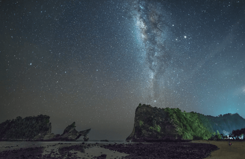 Milky way spotted at Nusa Penida