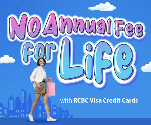 rcbc credit card promo 2024 - no annual fee