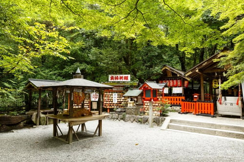 Nonomiya Shrine is famous for its matchmaking charms and rituals