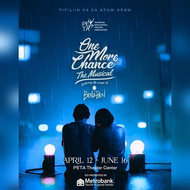 musical and theater plays in the philippines - one more chance
