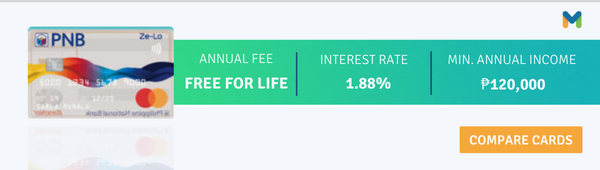 best credit card for parents - pnb ze-lo
