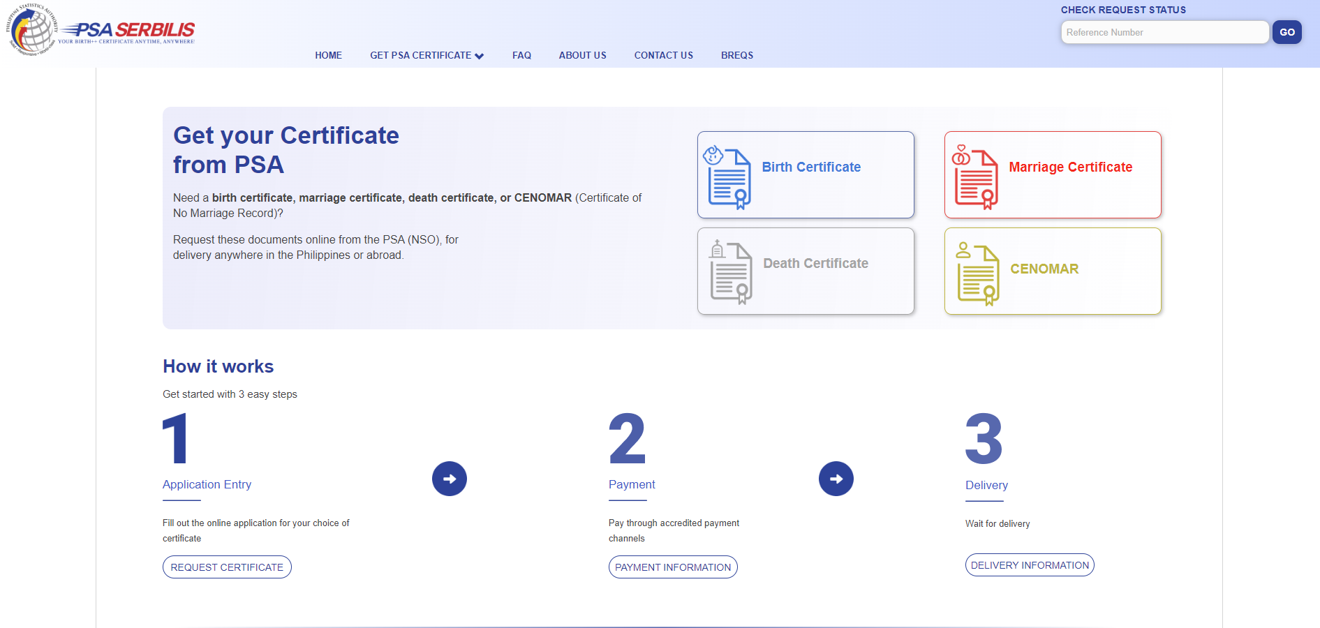 Psa serbilis online