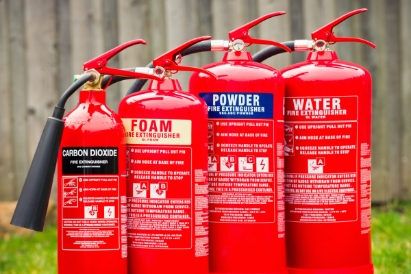 importance of fire extinguisher - types