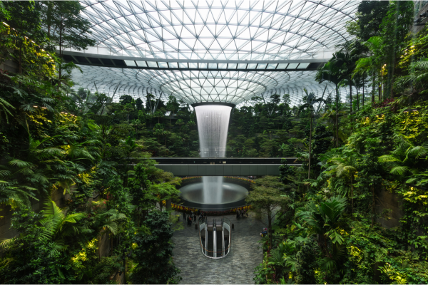 travel to singapore from the philippines - jewel changi 