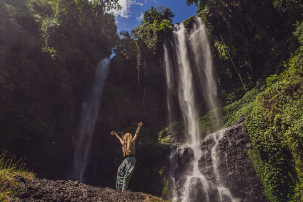 bali indonesia travel guide - sekumpul waterfall