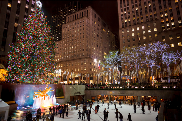 best place to celebrate christmas - new york