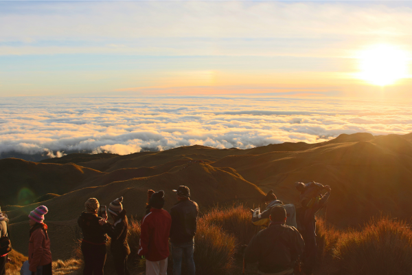 cold places in the philippines - mount pulag