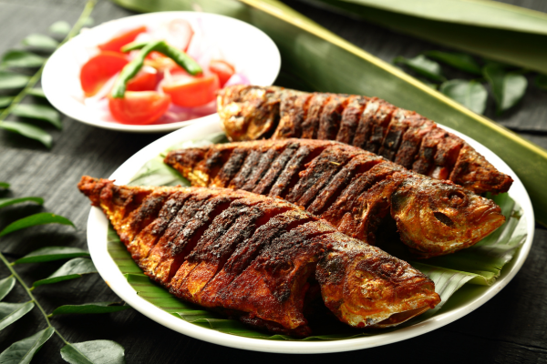 noche buena food - grilled fish