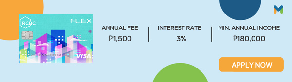 credit cards for women - RCBC Flex Visa