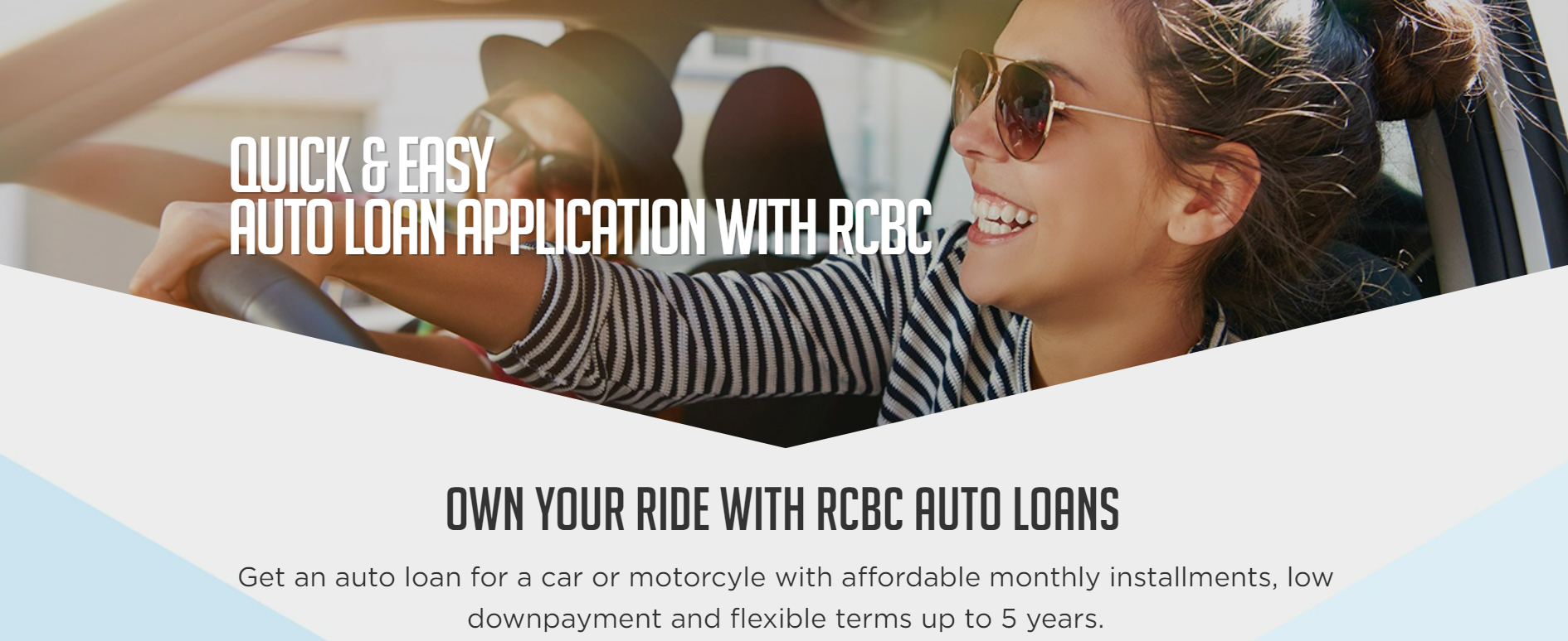 best bank for car loan in the philippines - RCBC
