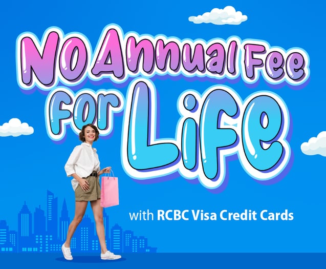 credit card welcome gift - rcbc no annual fees for life