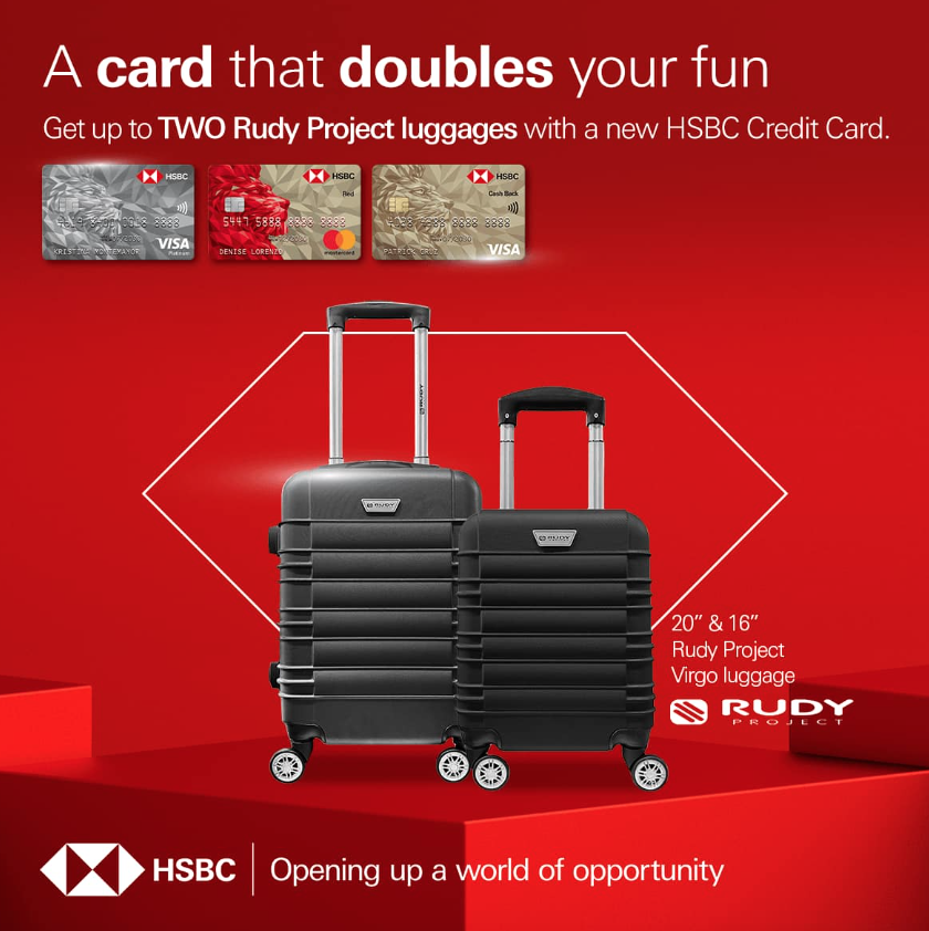 hsbc credit card promo 2023 - rudy project luggage
