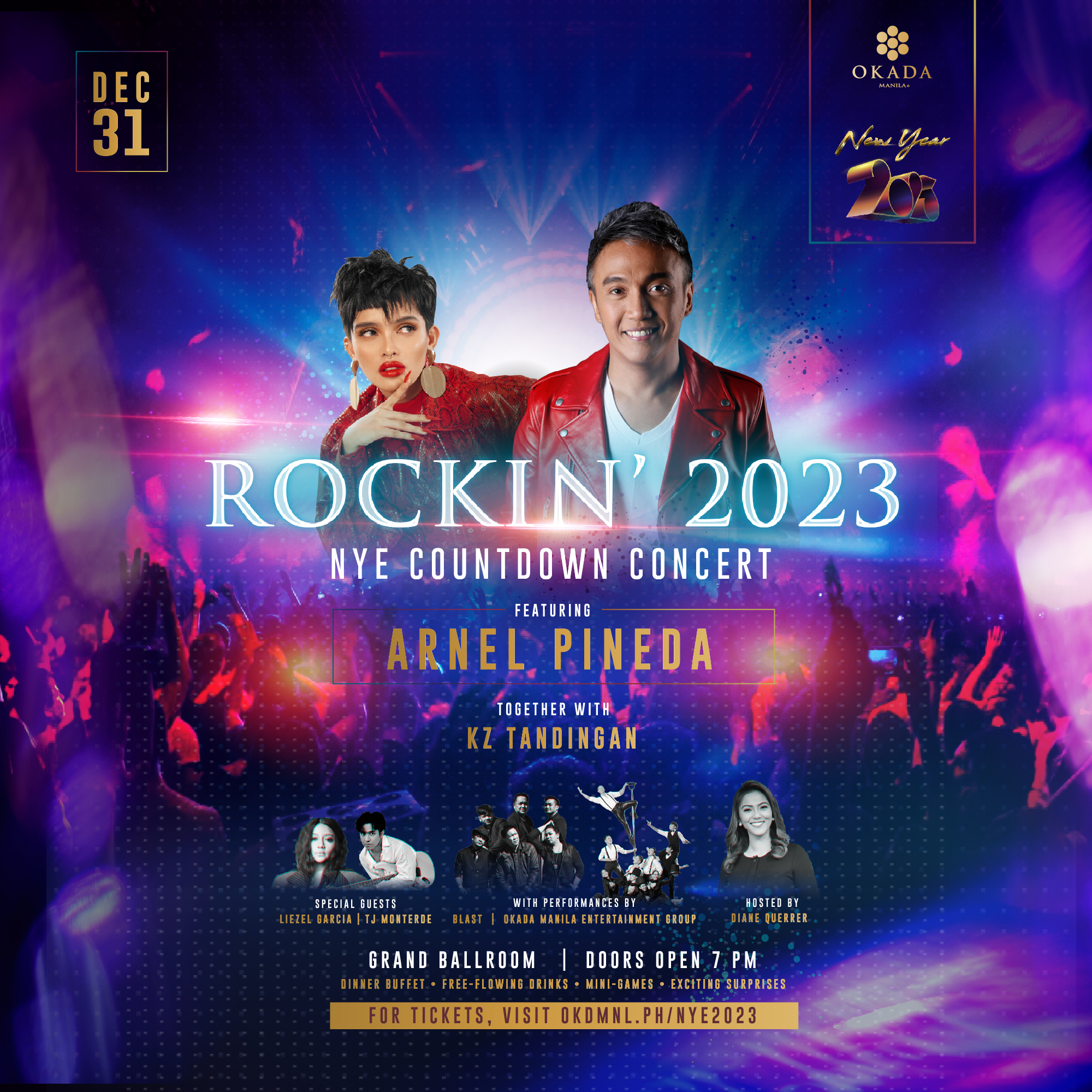 new year countdown philippines - rockin 2023 nye