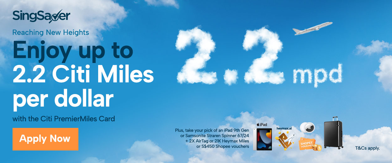 Citi PremierMiles 2.2mpd